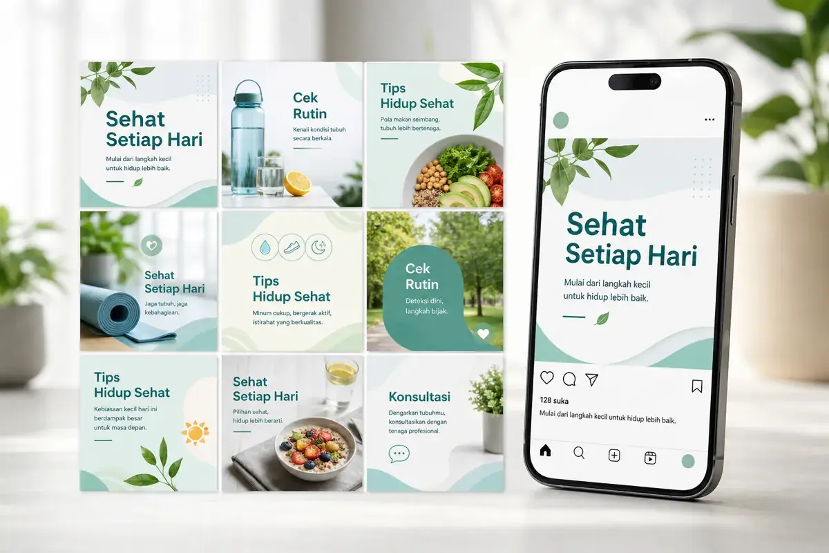 Preview desain feed Instagram 1